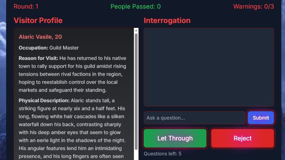 Vampire Interrogation