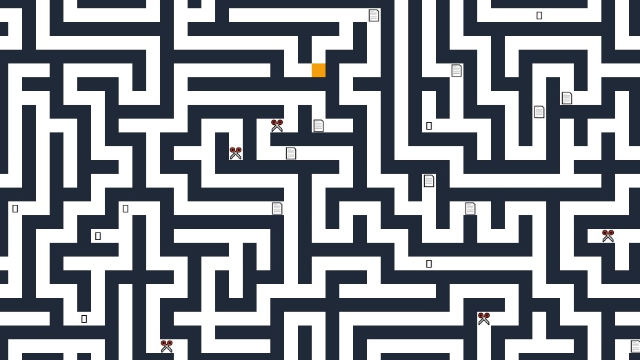 Stone Paper Scissors Maze