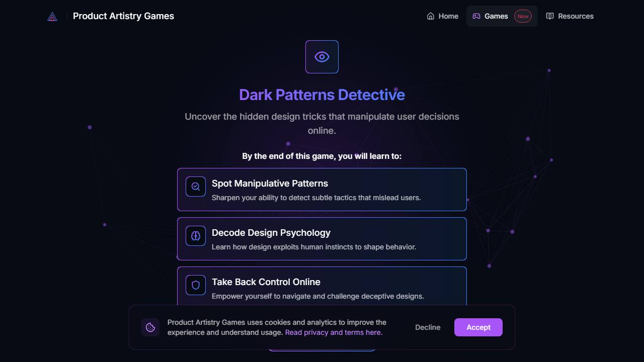Dark Patterns Detective screenshot