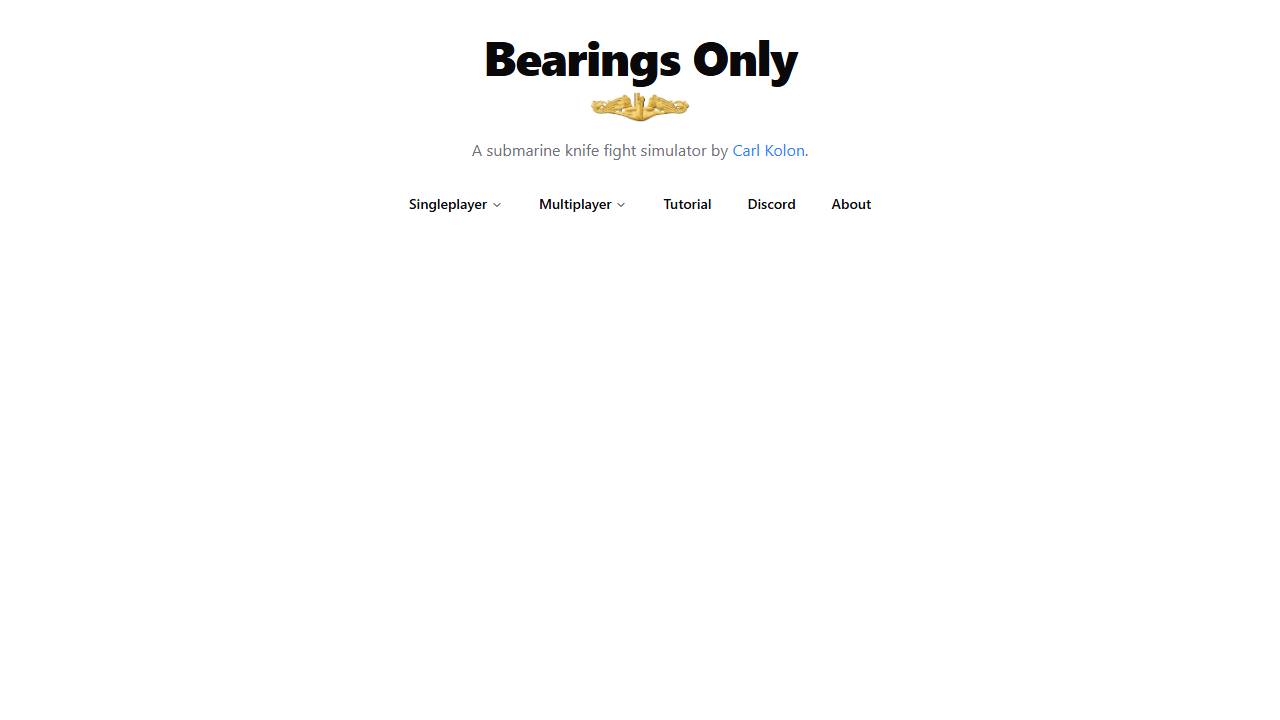 Bearings Only screenshot
