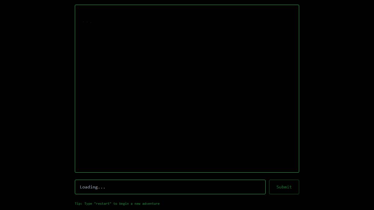 Retro Text Adventure screenshot