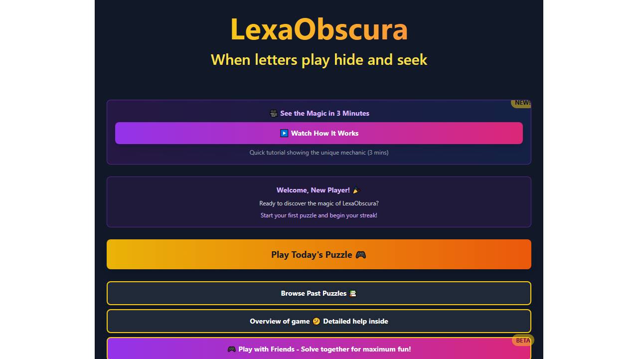 LexaObscura screenshot