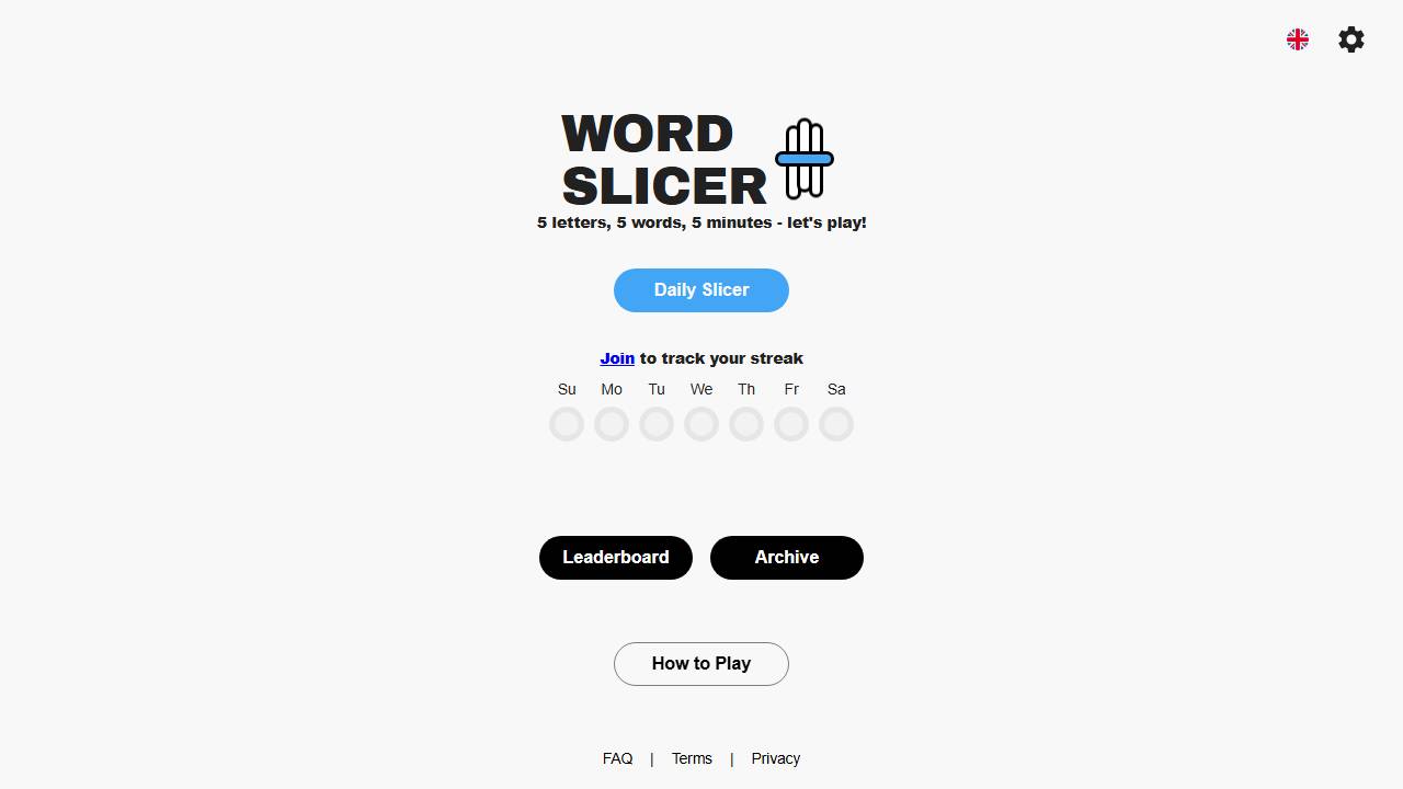 Word Slicer screenshot