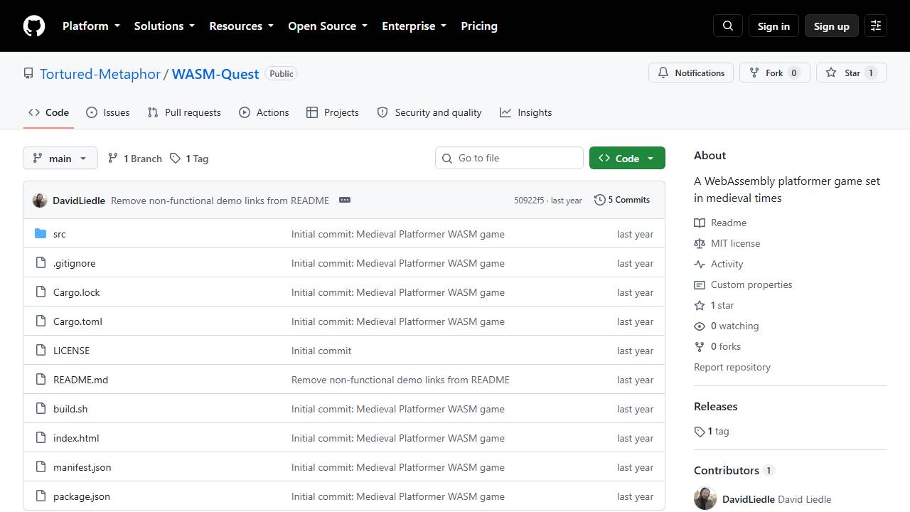 WASM Quest screenshot