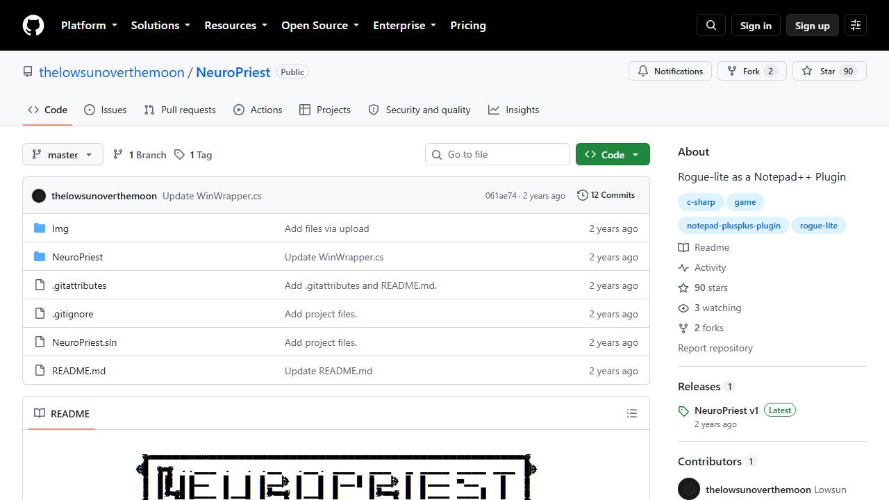 NeuroPriest screenshot