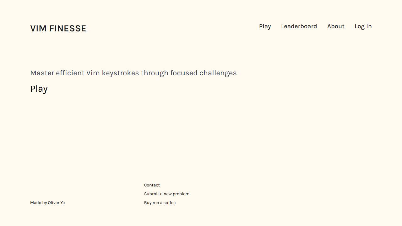 Vim Finesse screenshot