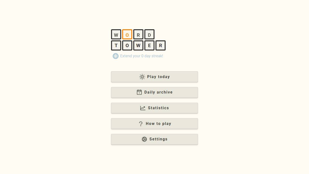 Word Tower screenshot