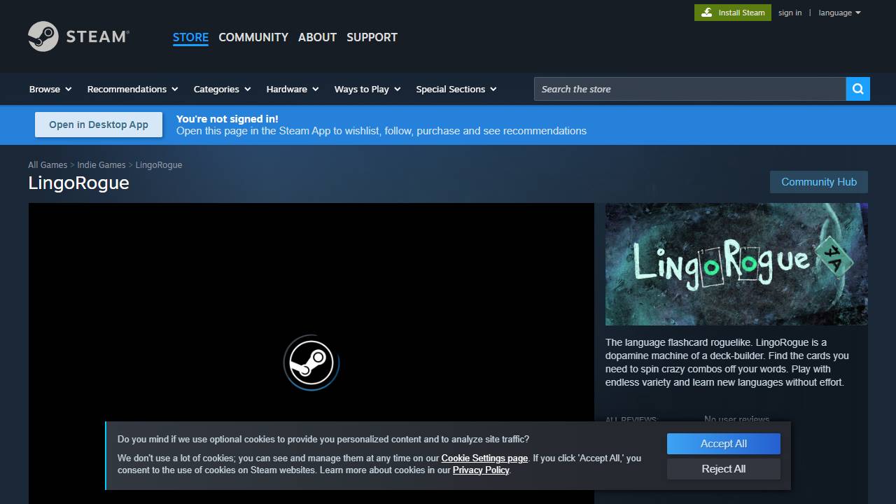 LingoRogue screenshot