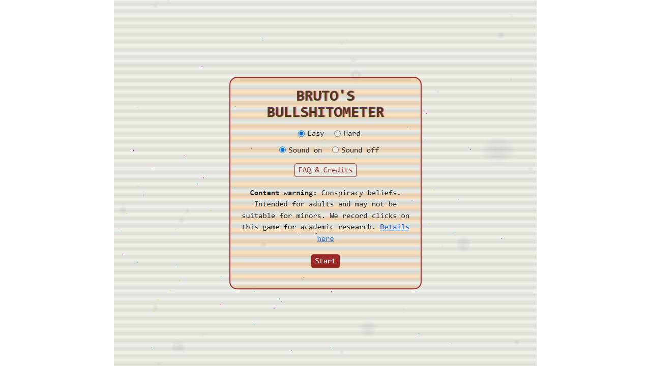 Bruto's Bullshitometer screenshot