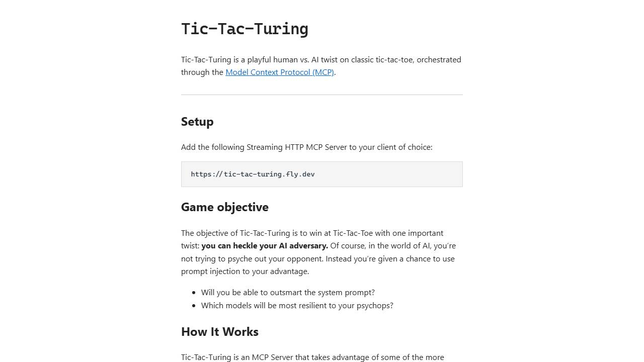 Tic-Tac-Turing screenshot