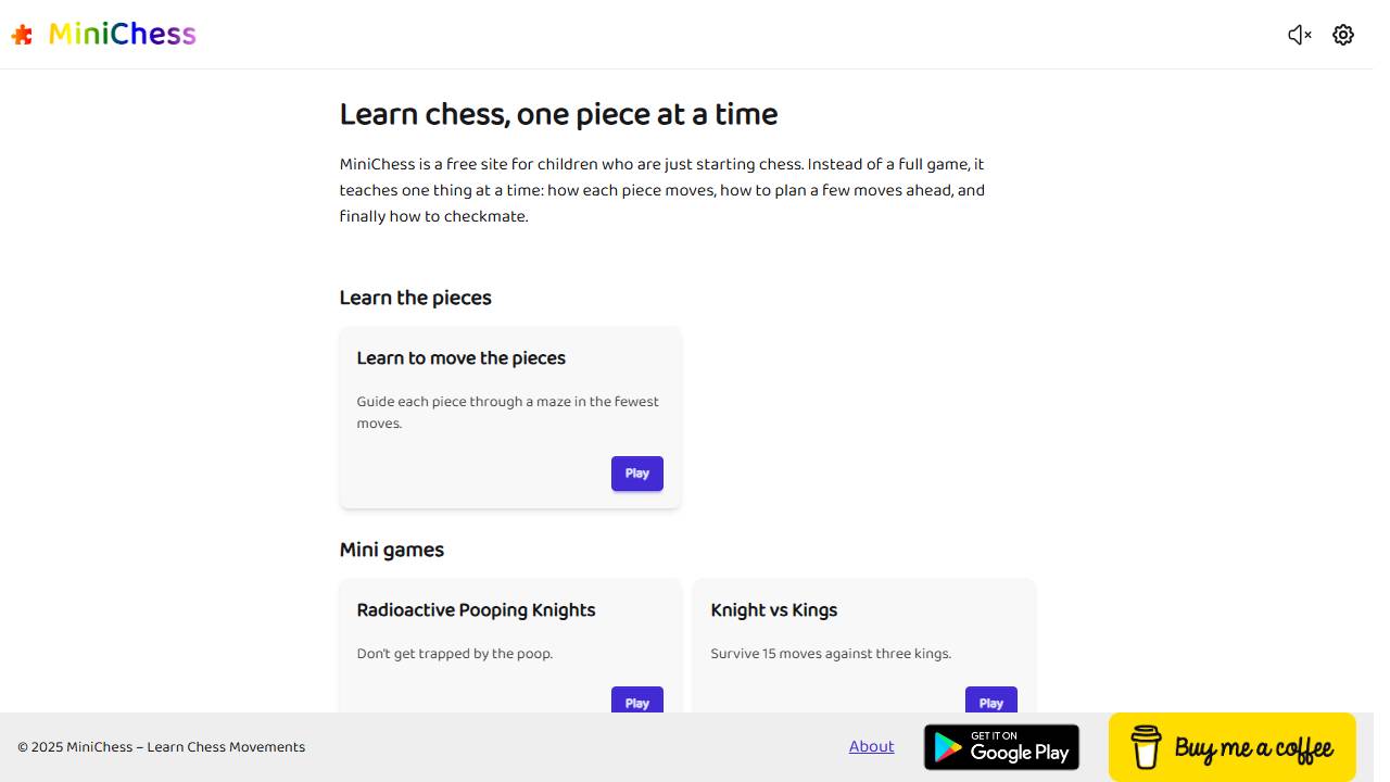 MiniChess screenshot