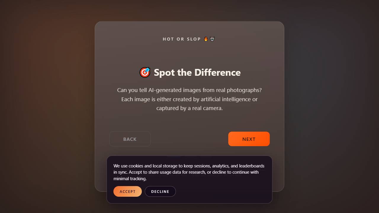Hot or Slop screenshot