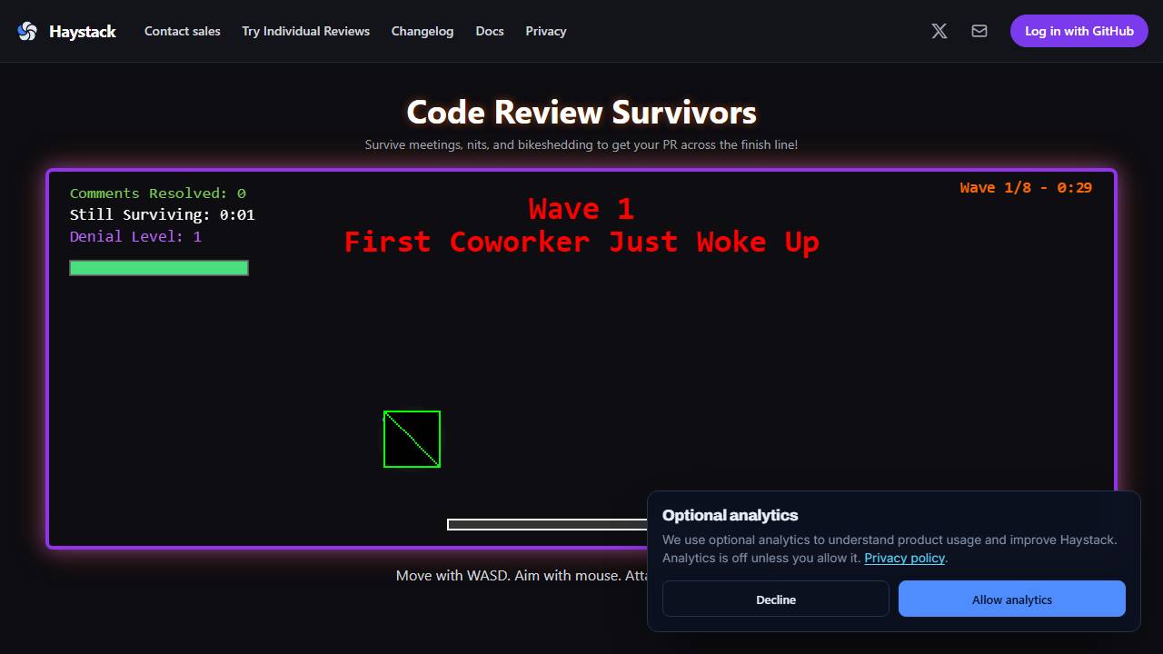 Code Review Survivors screenshot