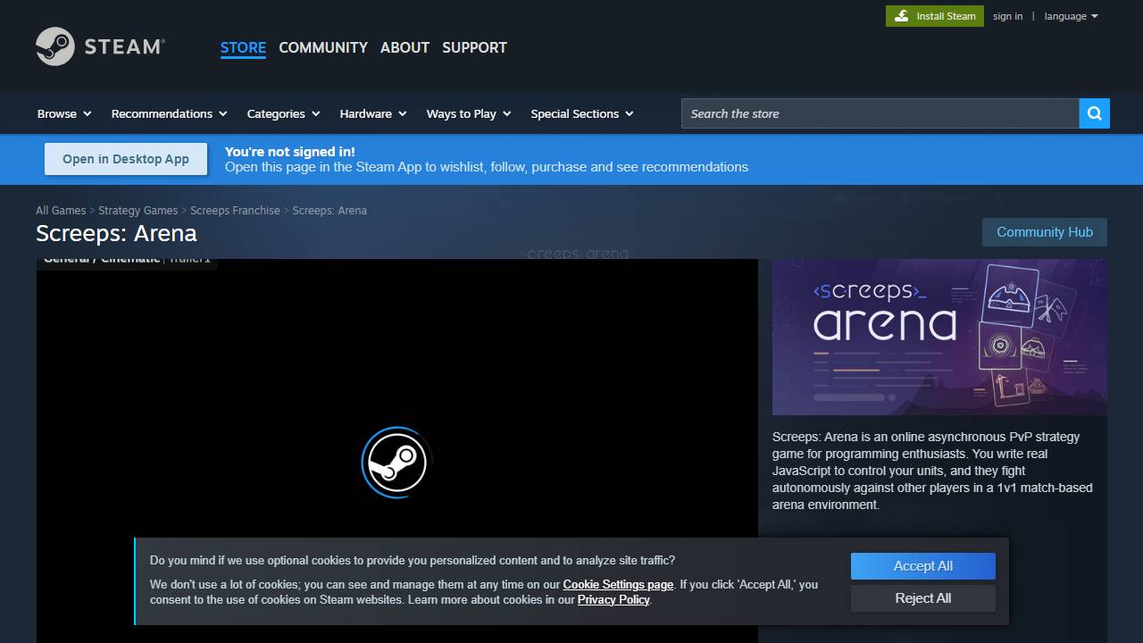 Screeps: Arena screenshot
