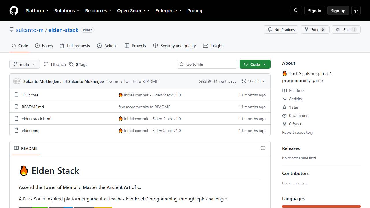 Elden Stack screenshot