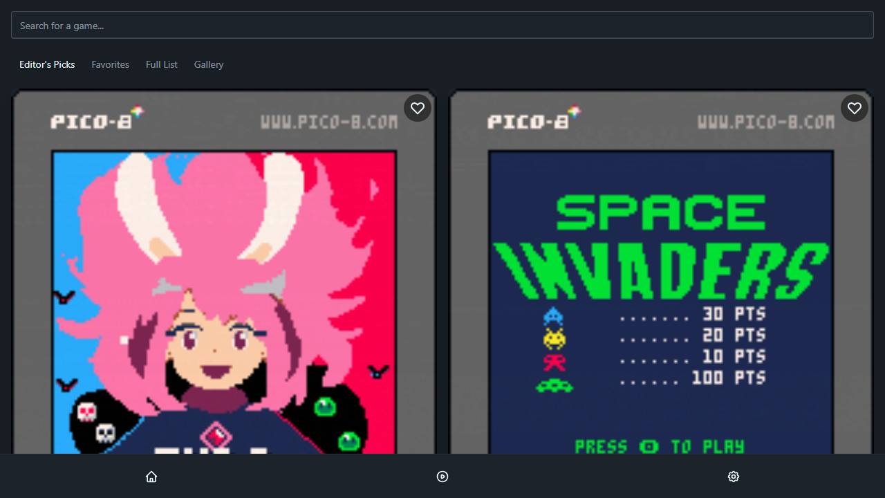 Flynn's Arcade (Pico8 on Mobile) screenshot