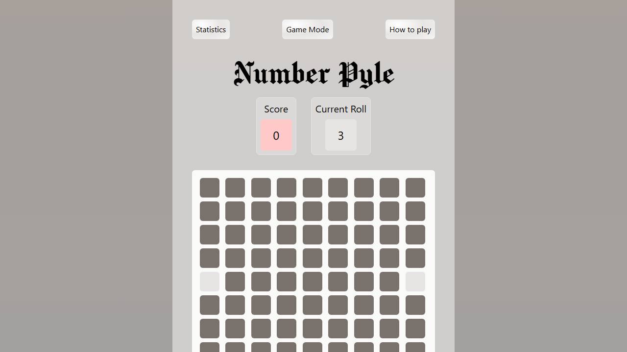 Number Pyle screenshot