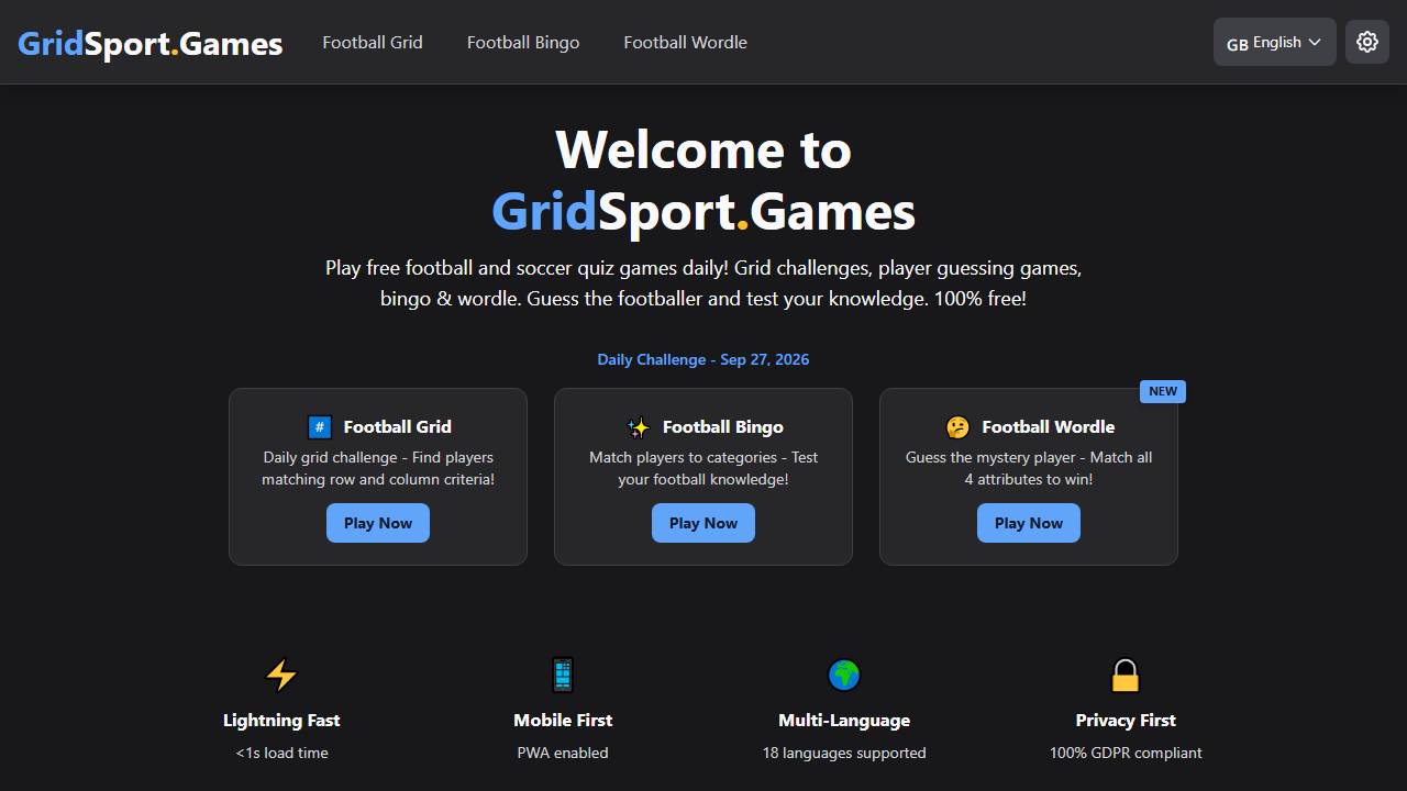 GridSport.Games screenshot