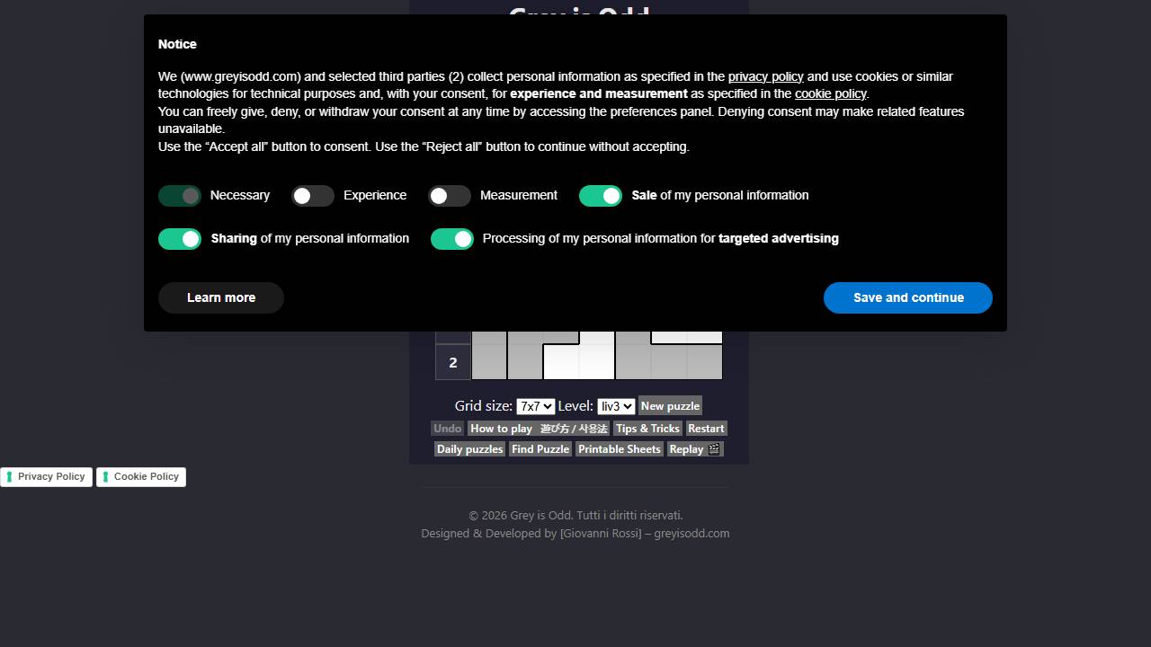 Grey is Odd screenshot