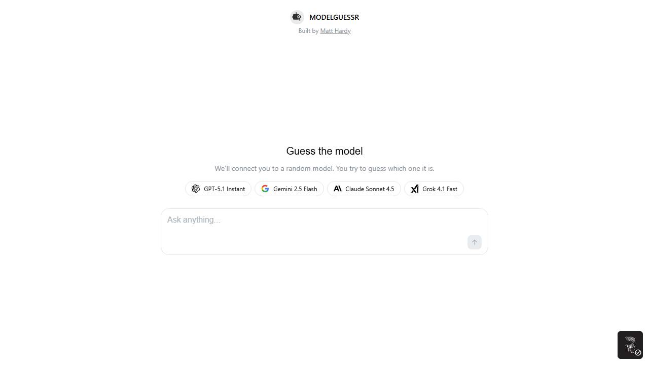 ModelGuessr screenshot