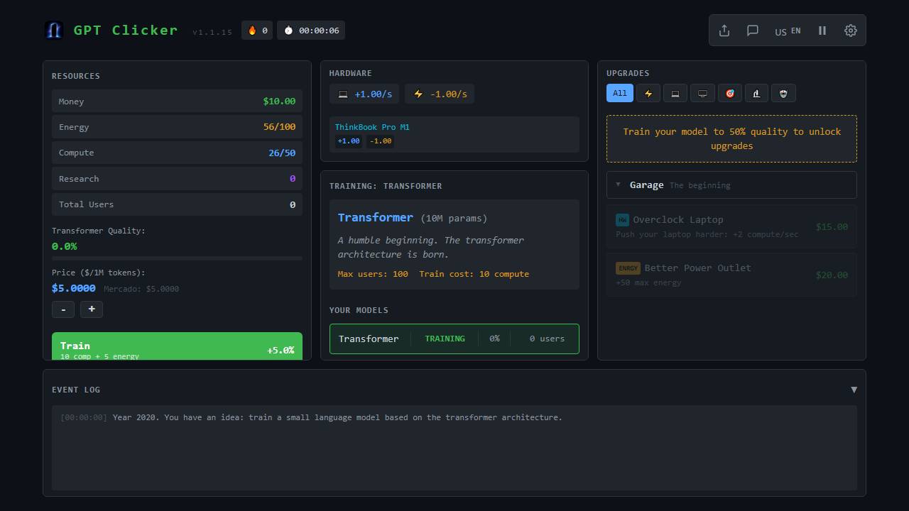 GPT Clicker screenshot