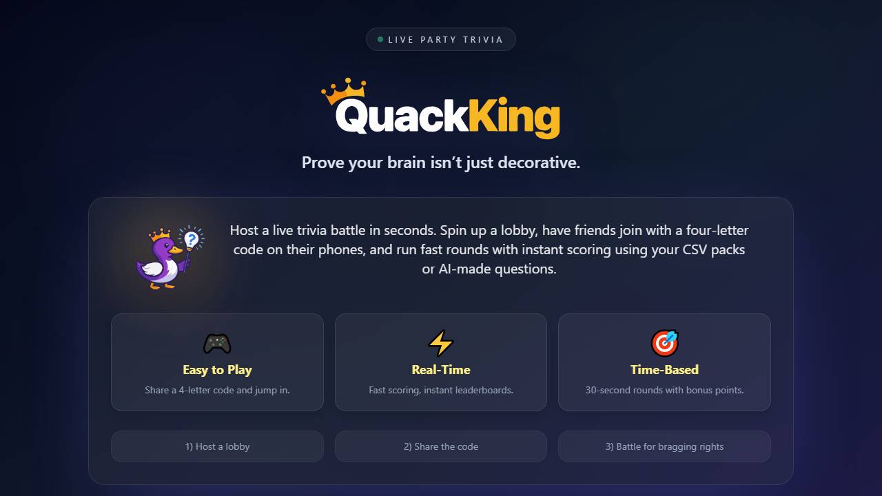 QuackKing screenshot