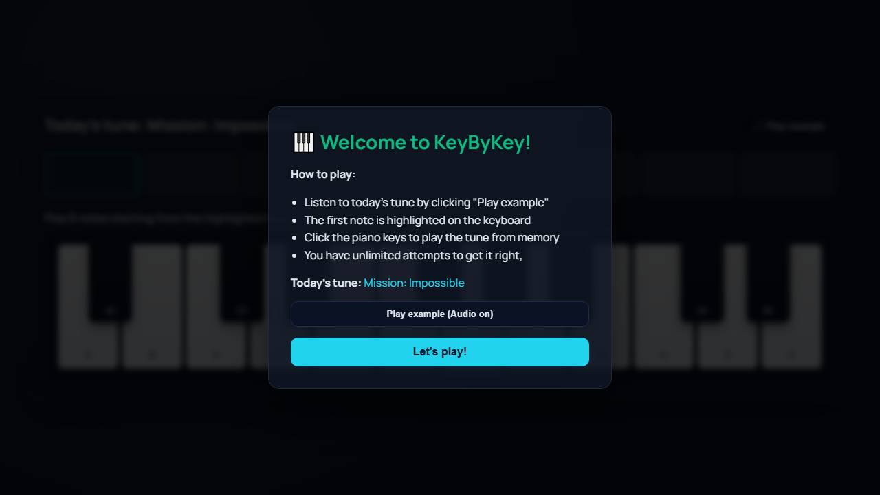 KeyByKey screenshot