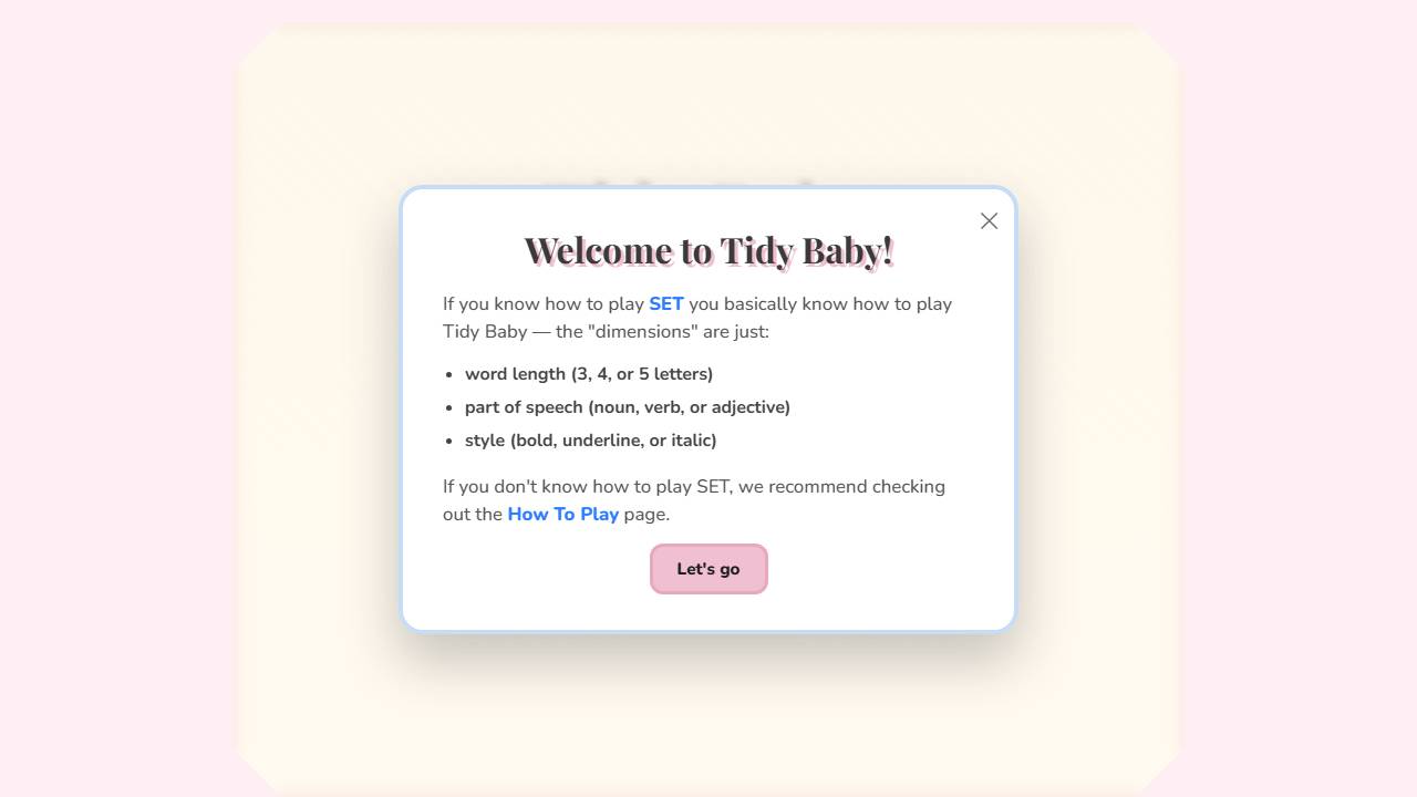 Tidy Baby screenshot