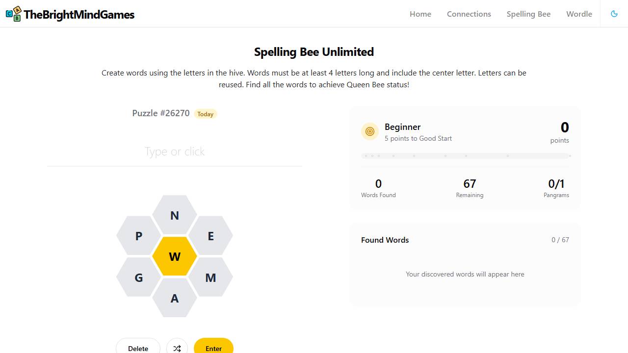 Spelling Bee Unlimited screenshot