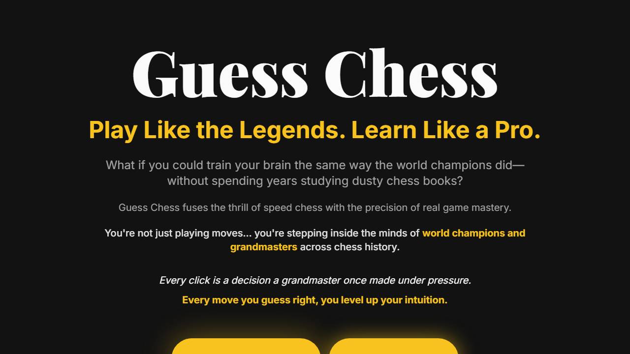 Guess Chess screenshot