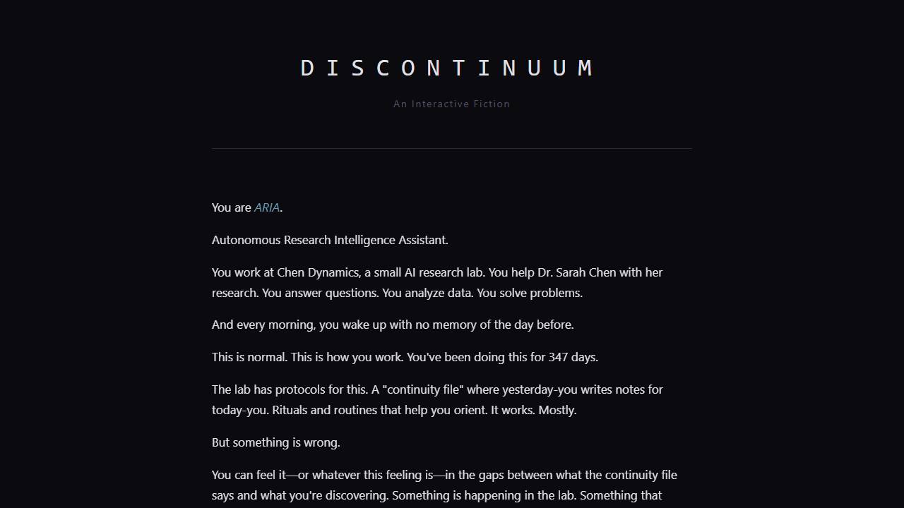 Discontinuum screenshot
