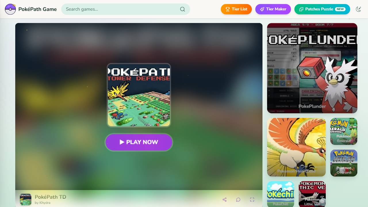 PokePath TD screenshot