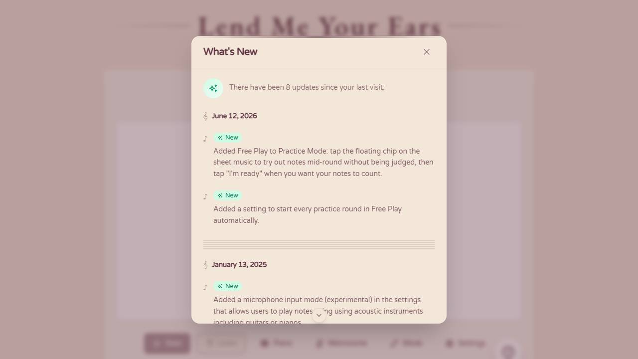 Lend Me Your Ears screenshot