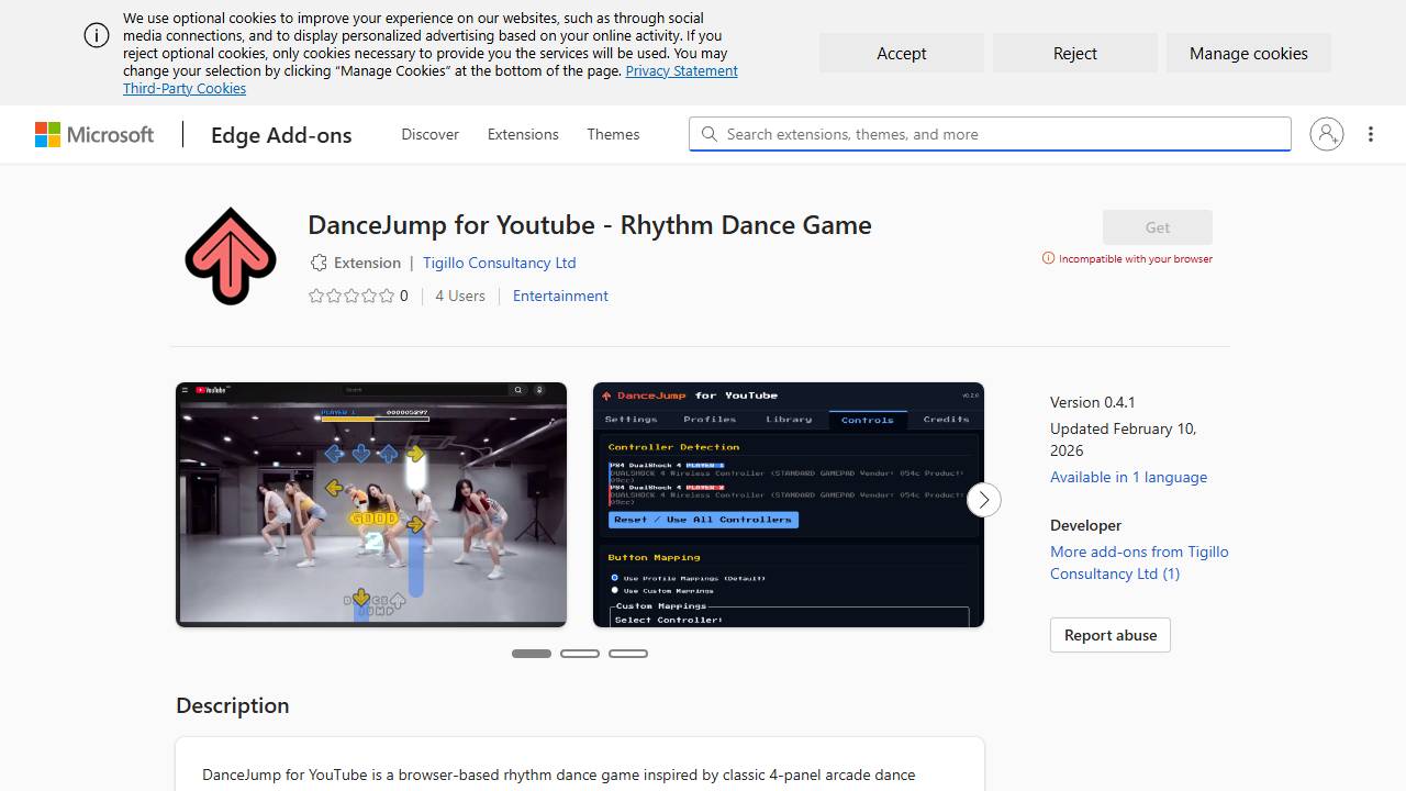 DanceJump screenshot