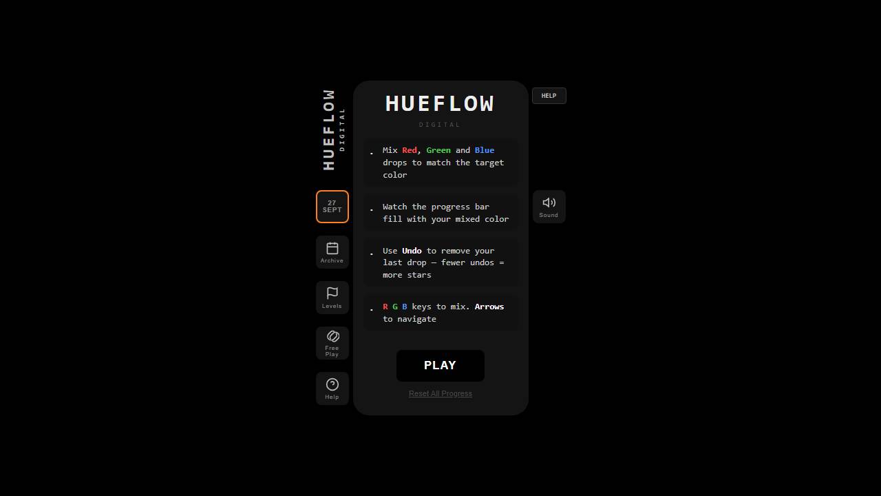 Hueflow screenshot