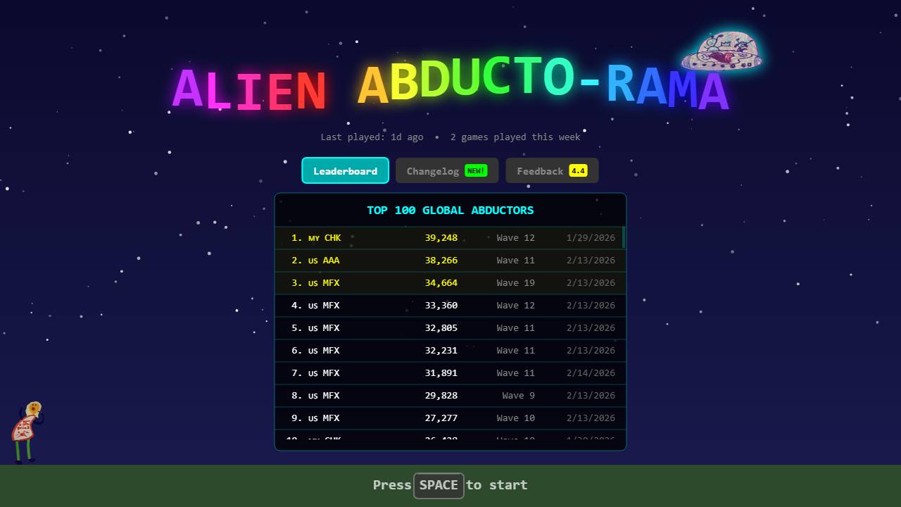 Alien Abducto-rama screenshot