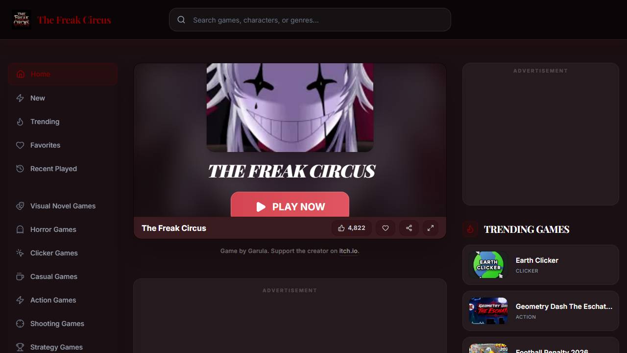 The Freak Circus screenshot