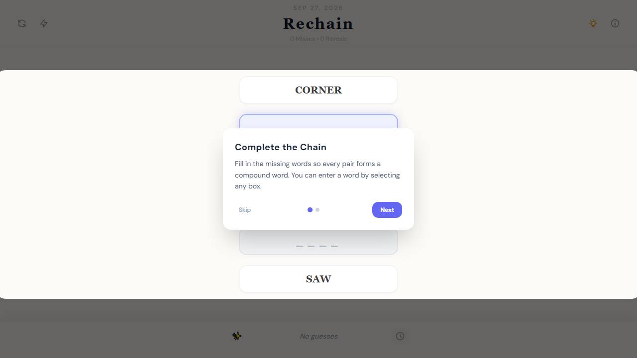 Rechain screenshot
