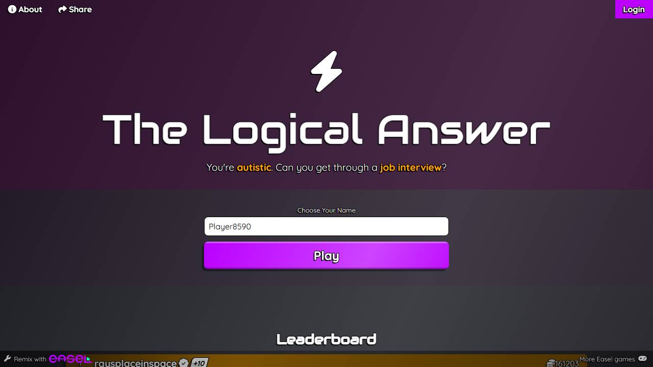 The Logical Answer screenshot