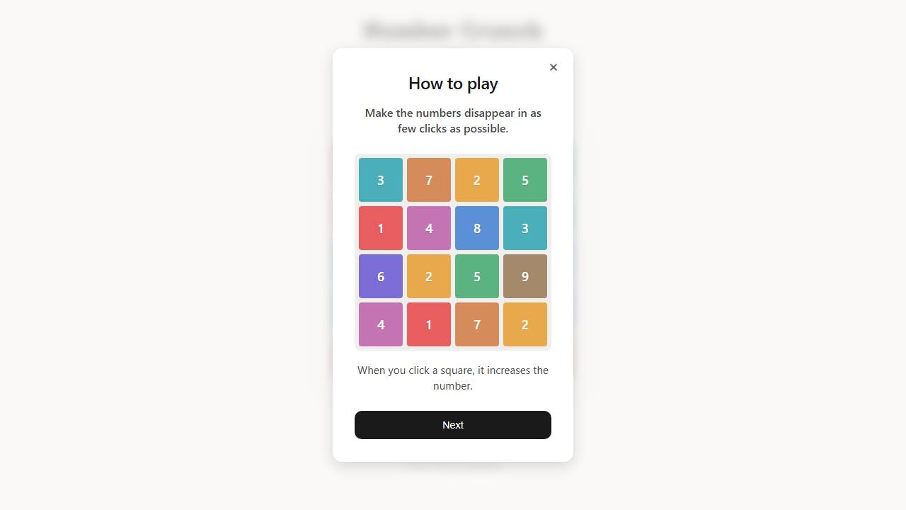 Number Crunch screenshot