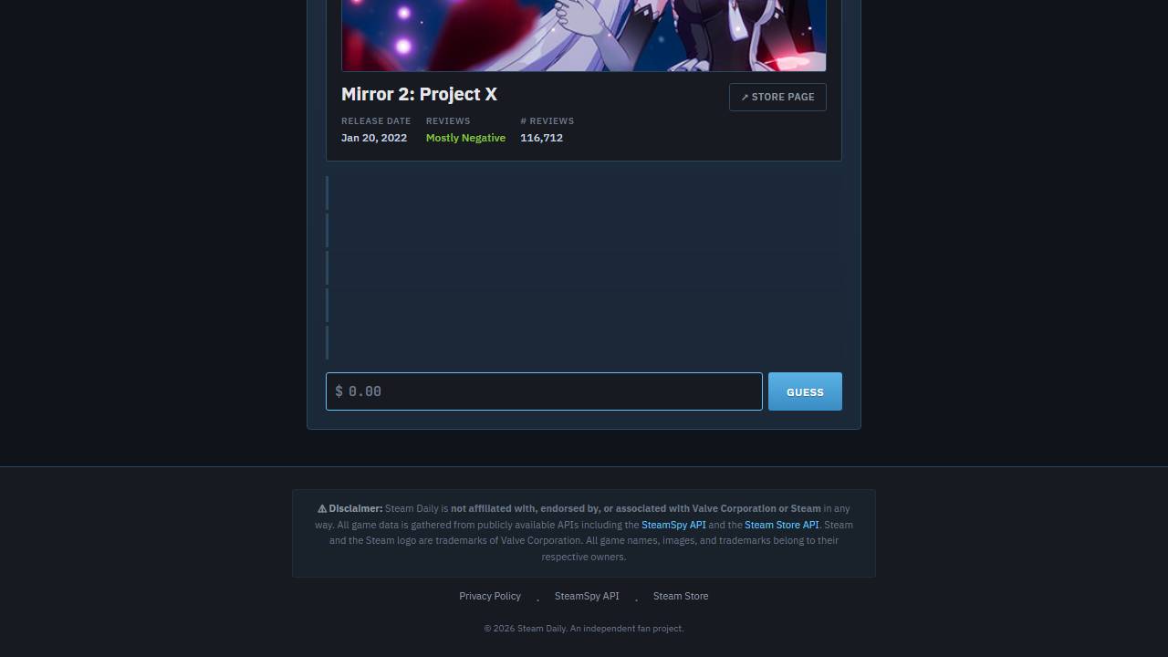 Steam Daily screenshot