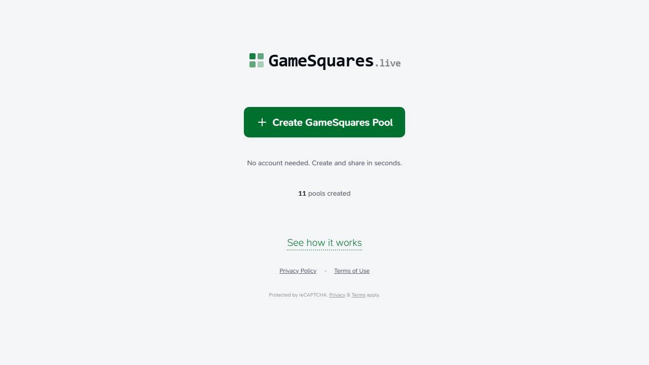 GameSquares.live screenshot