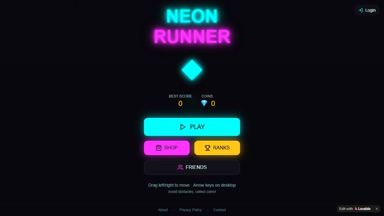Glow Dash screenshot