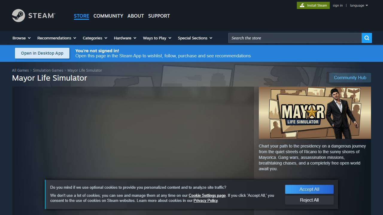 Mayor Life Simulator screenshot