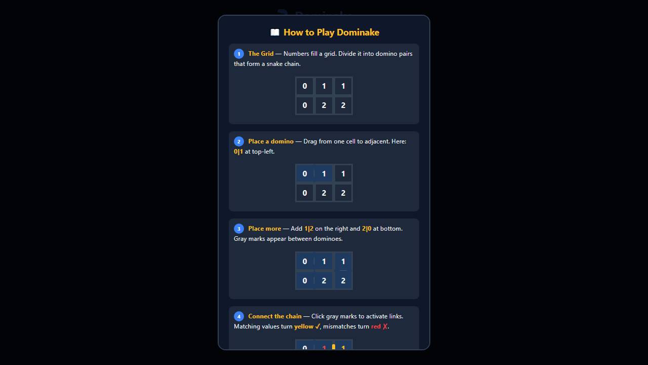 Dominake screenshot
