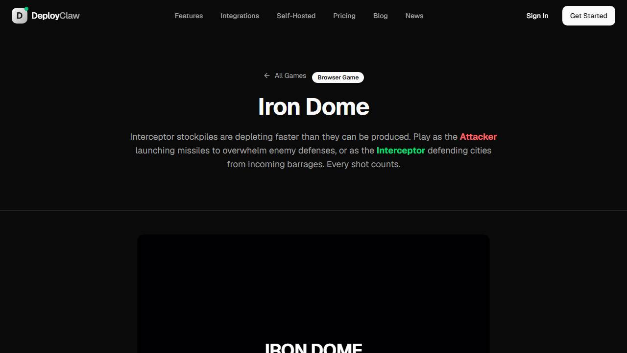 Iron Dome screenshot