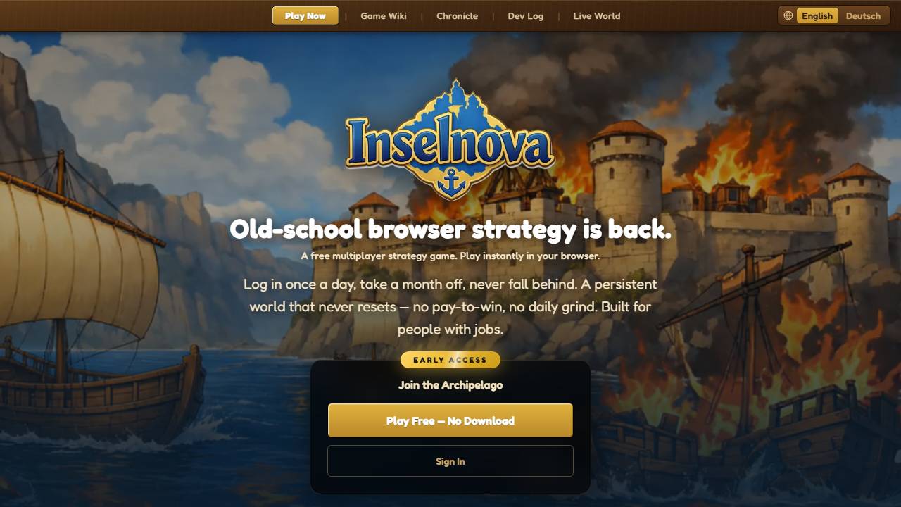 Inselnova screenshot