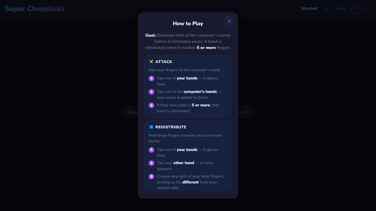 Super Chopsticks screenshot