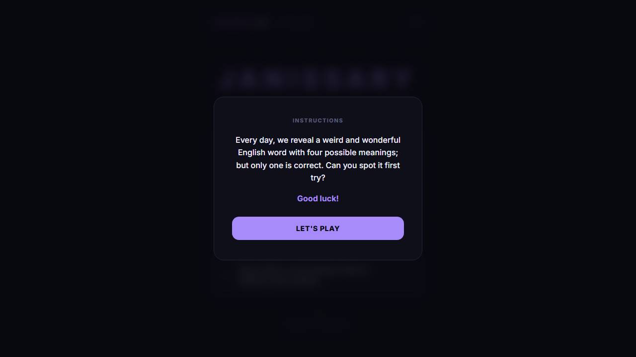 VocabPop screenshot