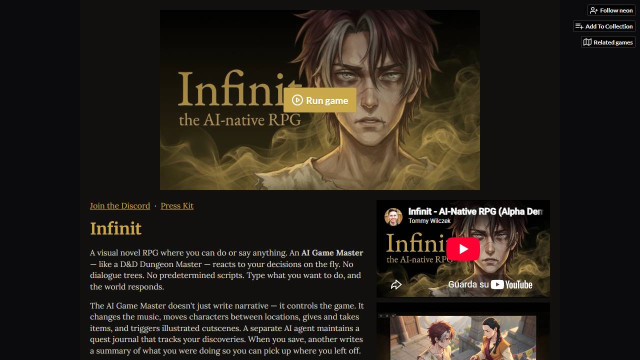 Infinit screenshot